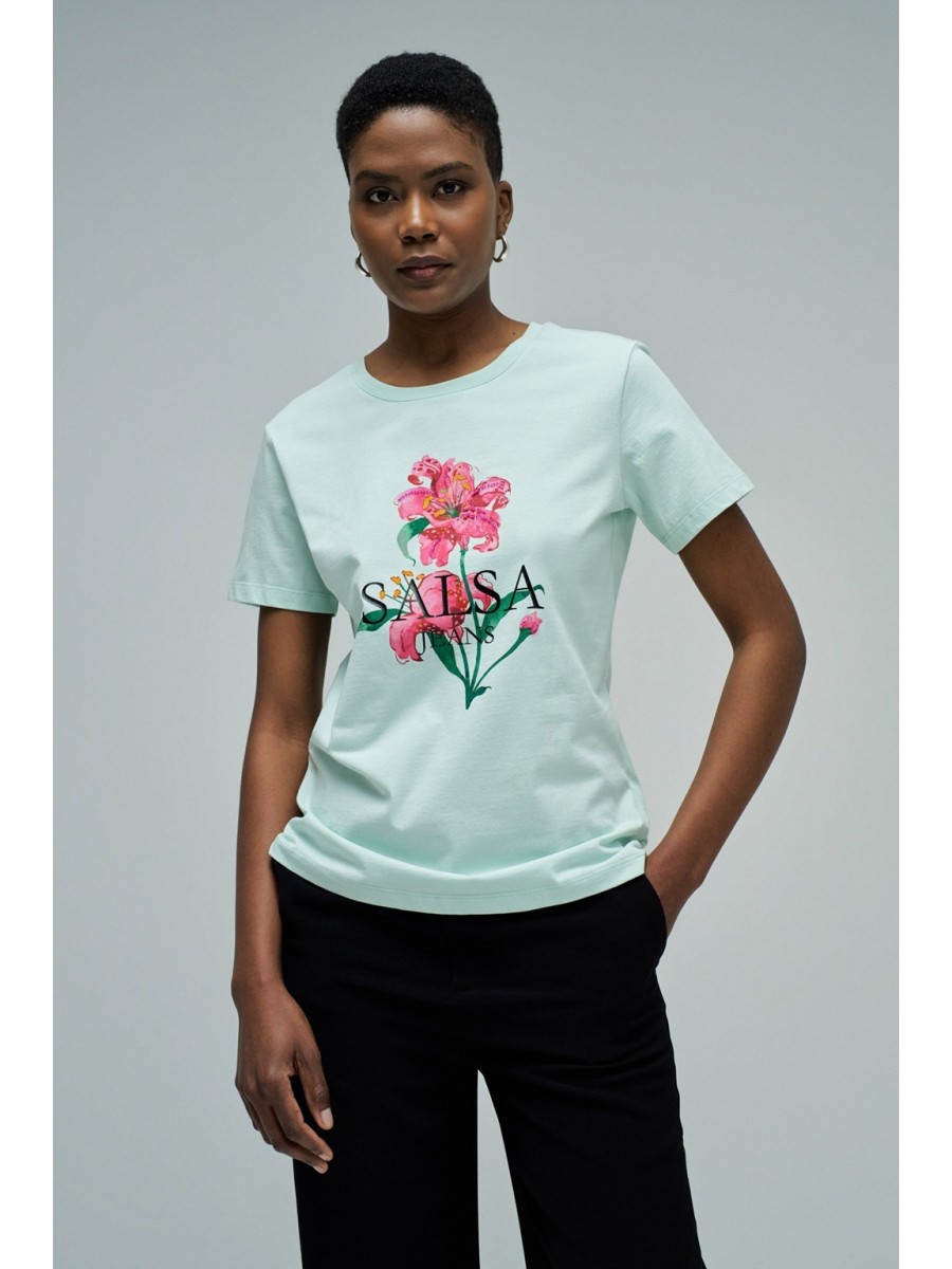 SALSA Camiseta Flower Print