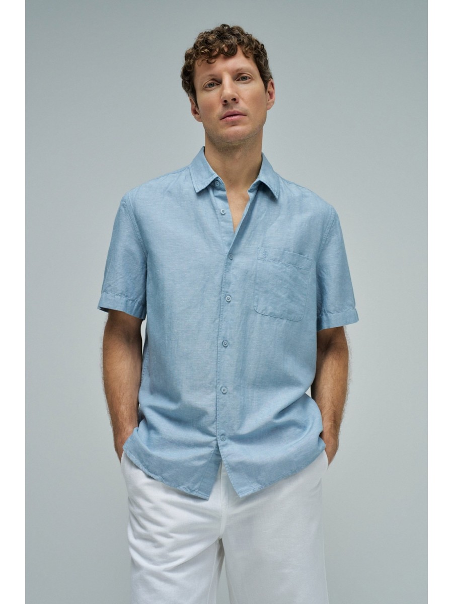 SALSA Camisa Regular Lino