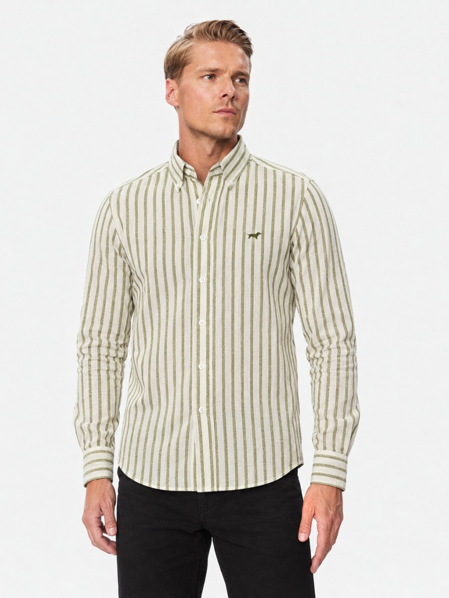 GILBERT TECKEL Camisa Rayas